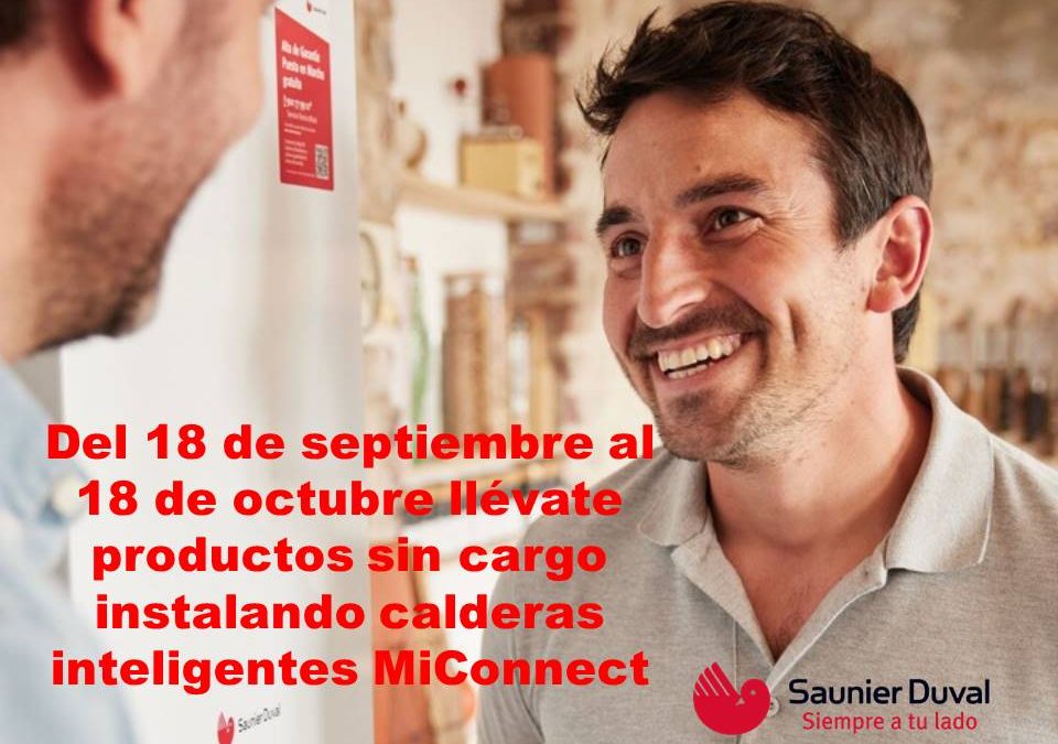 Llévate productos sin cargo con Saunier Duval