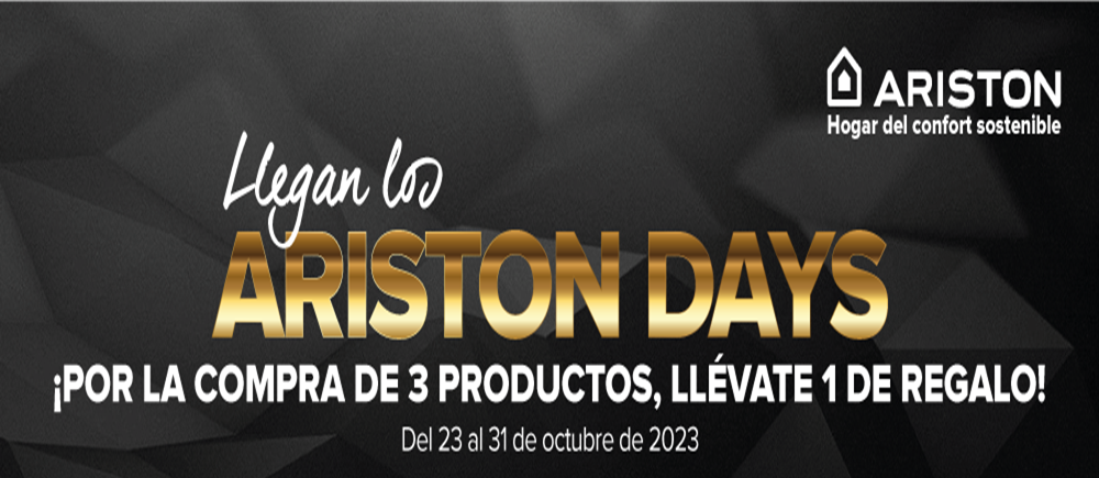 ¡LLEGAN LOS ARISTON DAYS!