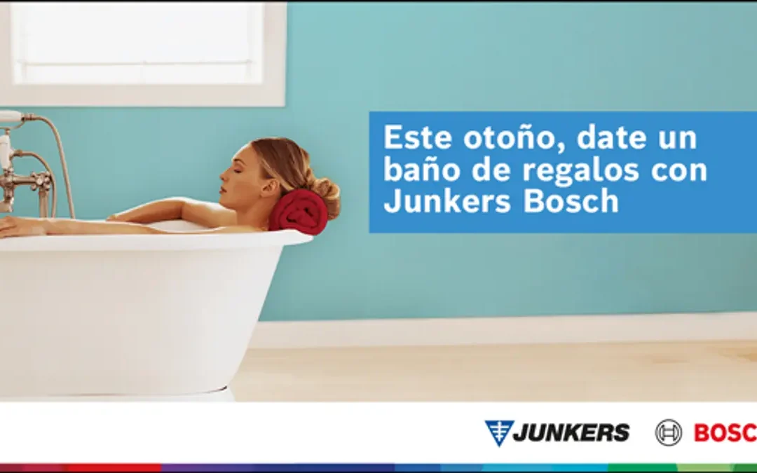 Otoño con Junkers Bosch, un baño de regalos para los profesionales