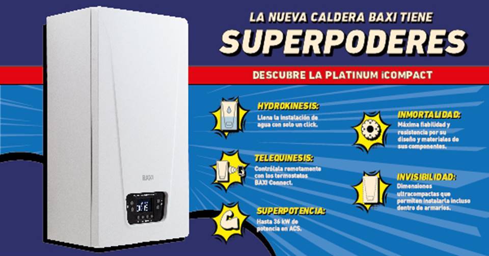 Nueva caldera PLATINUM iCOMPACT de BAXI #ViernesEspecial!