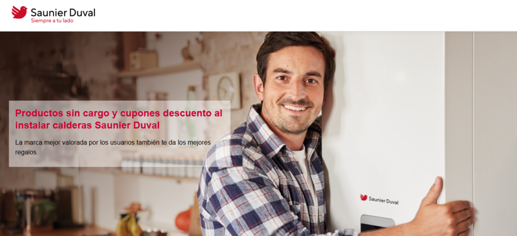 ¡Consigue productos SIN cargo y cupones de descuento al instalar calderas Saunier Duval!