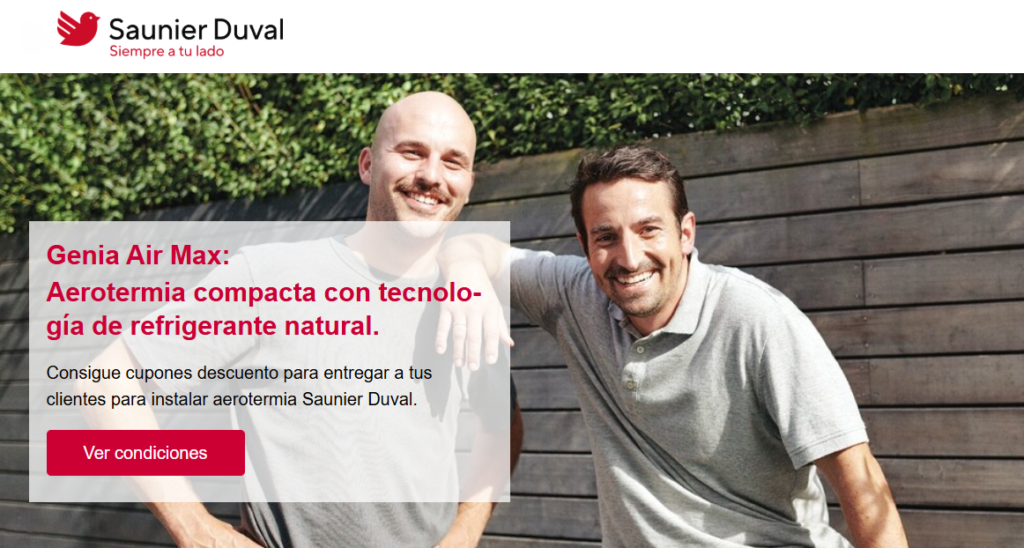 ¡Consigue un cupón descuento de 1.200 € por cada dos Genia Air Max que adquieras!